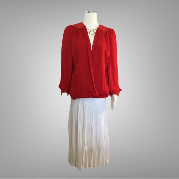 Parker Daniella Silk-Blend Blouse NWOT Size M - Picture 3 of 10